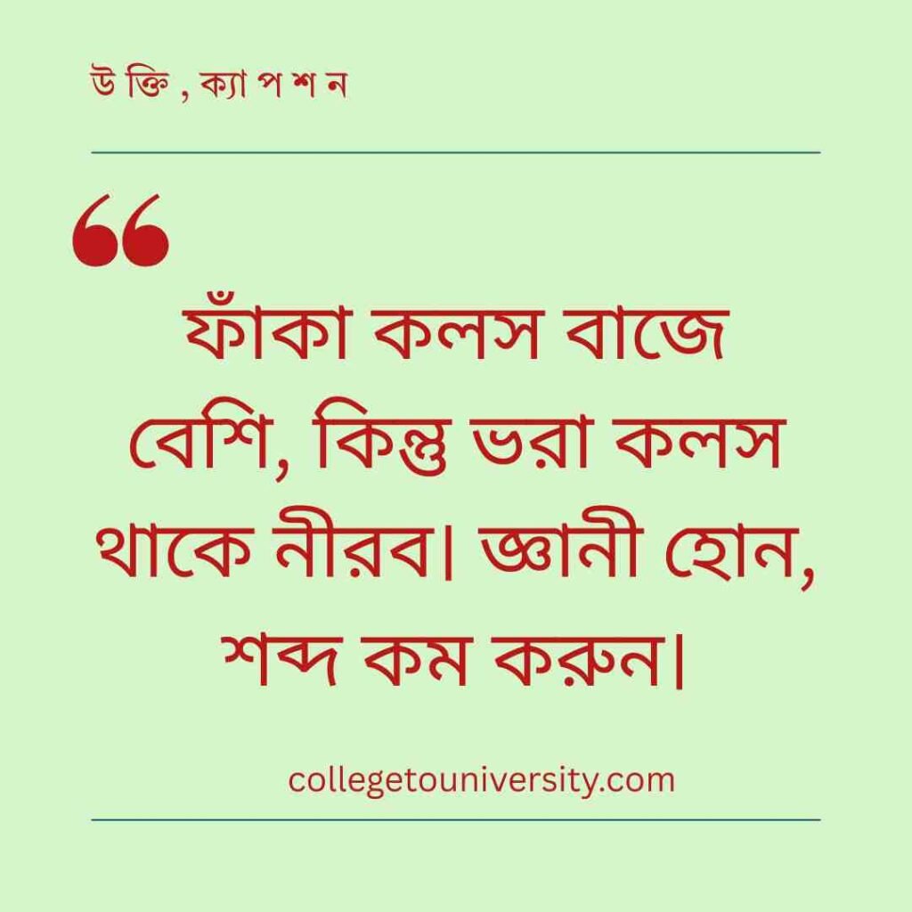 সফলতা ও ব্যক্তিত্ব নিয়ে নীরব উক্তি