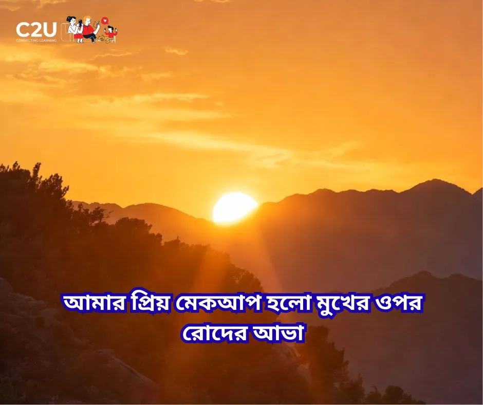সূর্য নিয়ে ক্যাপশন