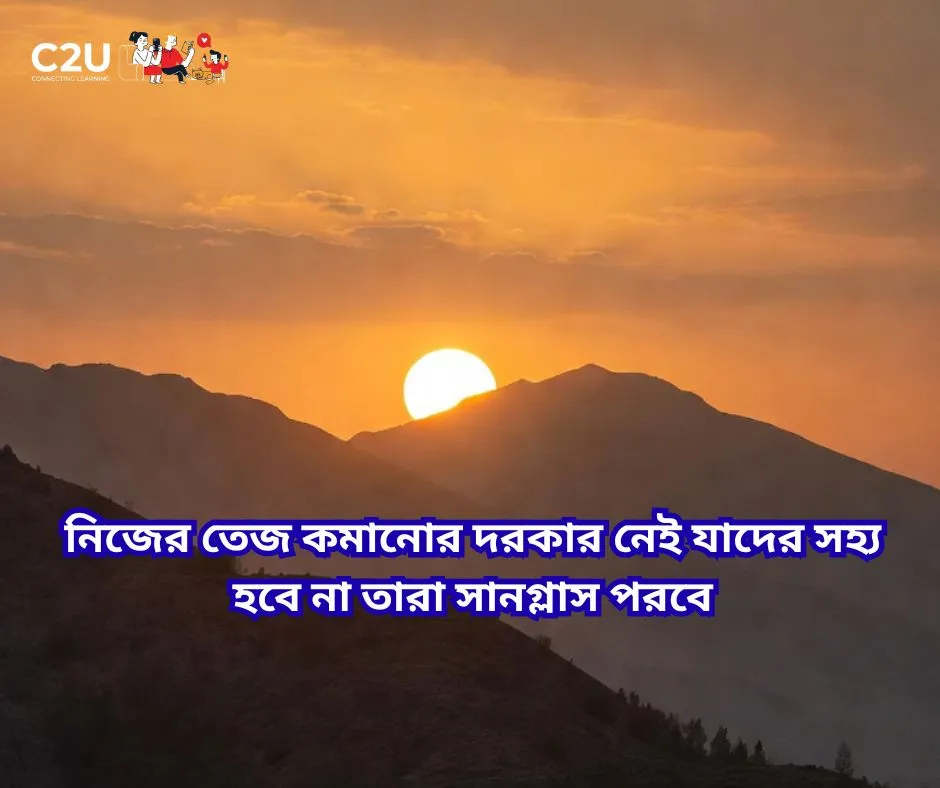 সূর্য নিয়ে ক্যাপশন