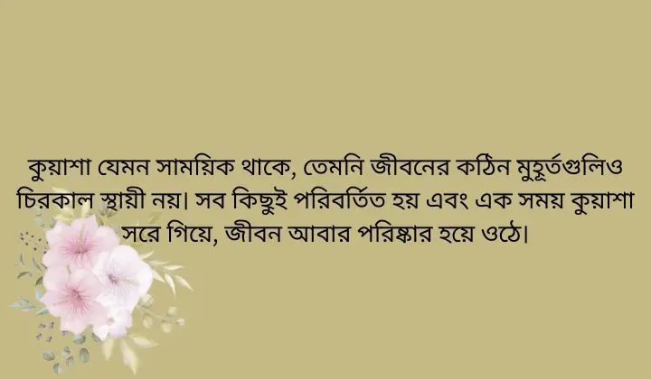 কুয়াশা নিয়ে কিছু কথা