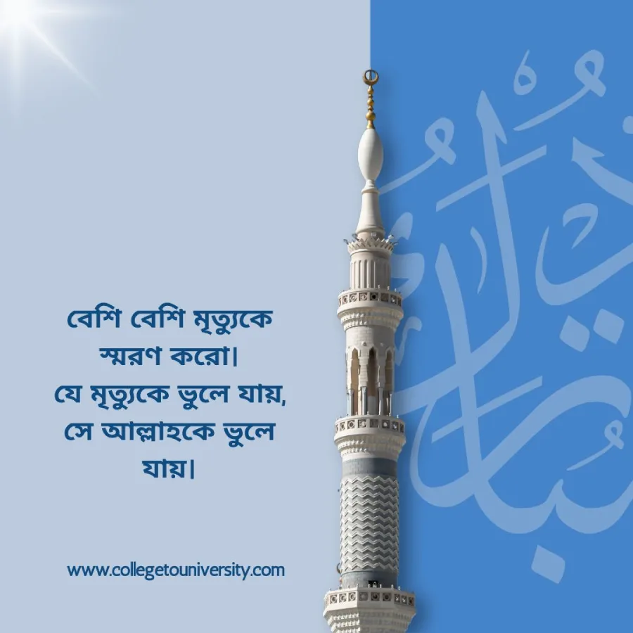 মৃত্যু নিয়ে ইসলামিক উক্তি