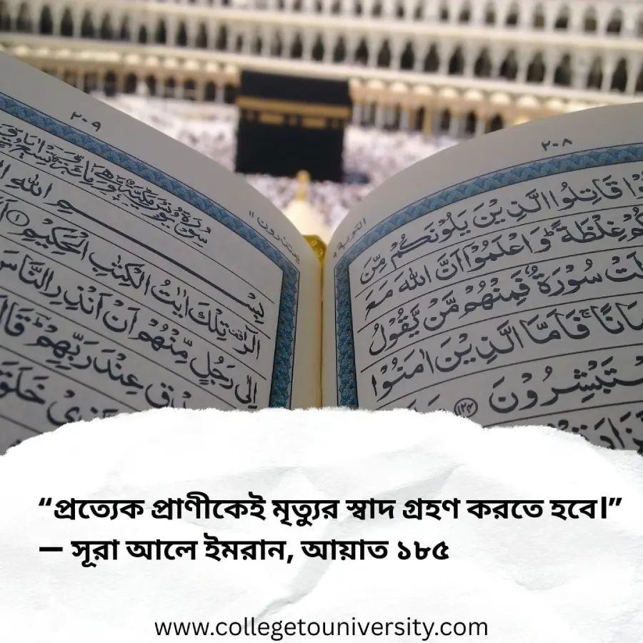 মৃত্যু নিয়ে ইসলামিক উক্তি