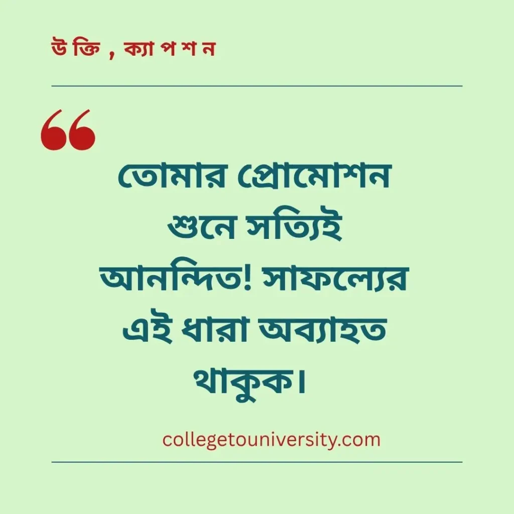 জব প্রোমোশন