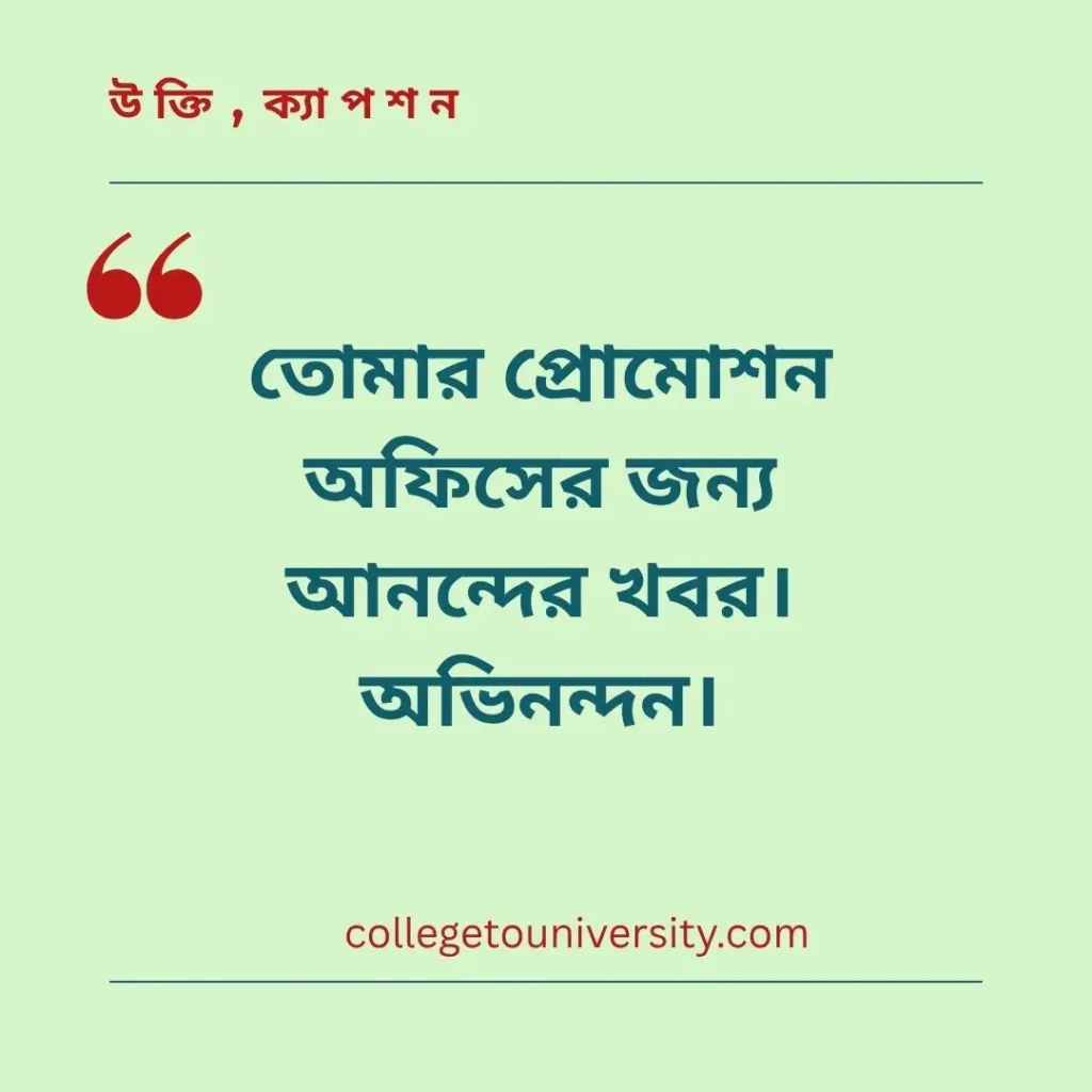 জব প্রোমোশন