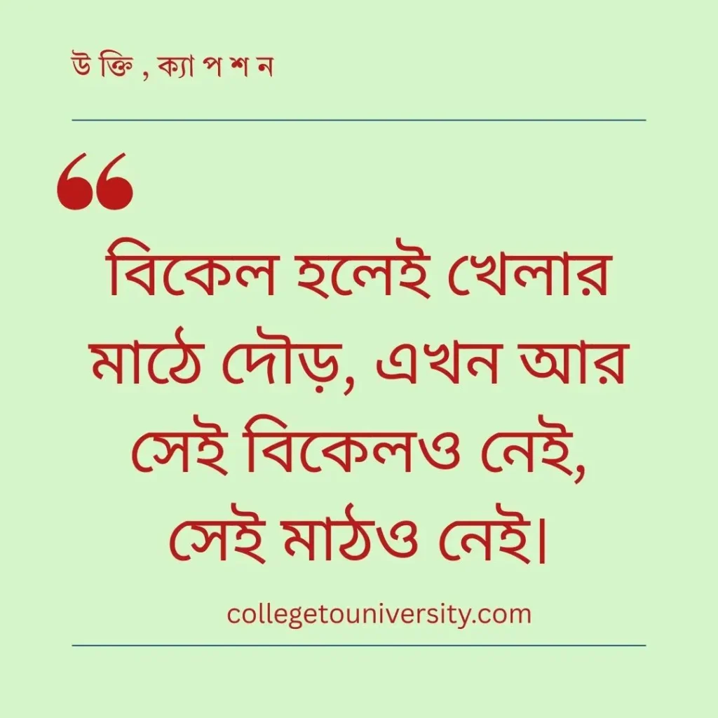 হারিয়ে যাওয়া সময় নিয়ে আবেগী