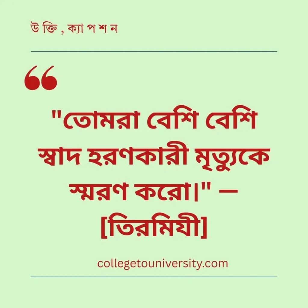 মৃত্যু সংবাদ স্ট্যাটাস