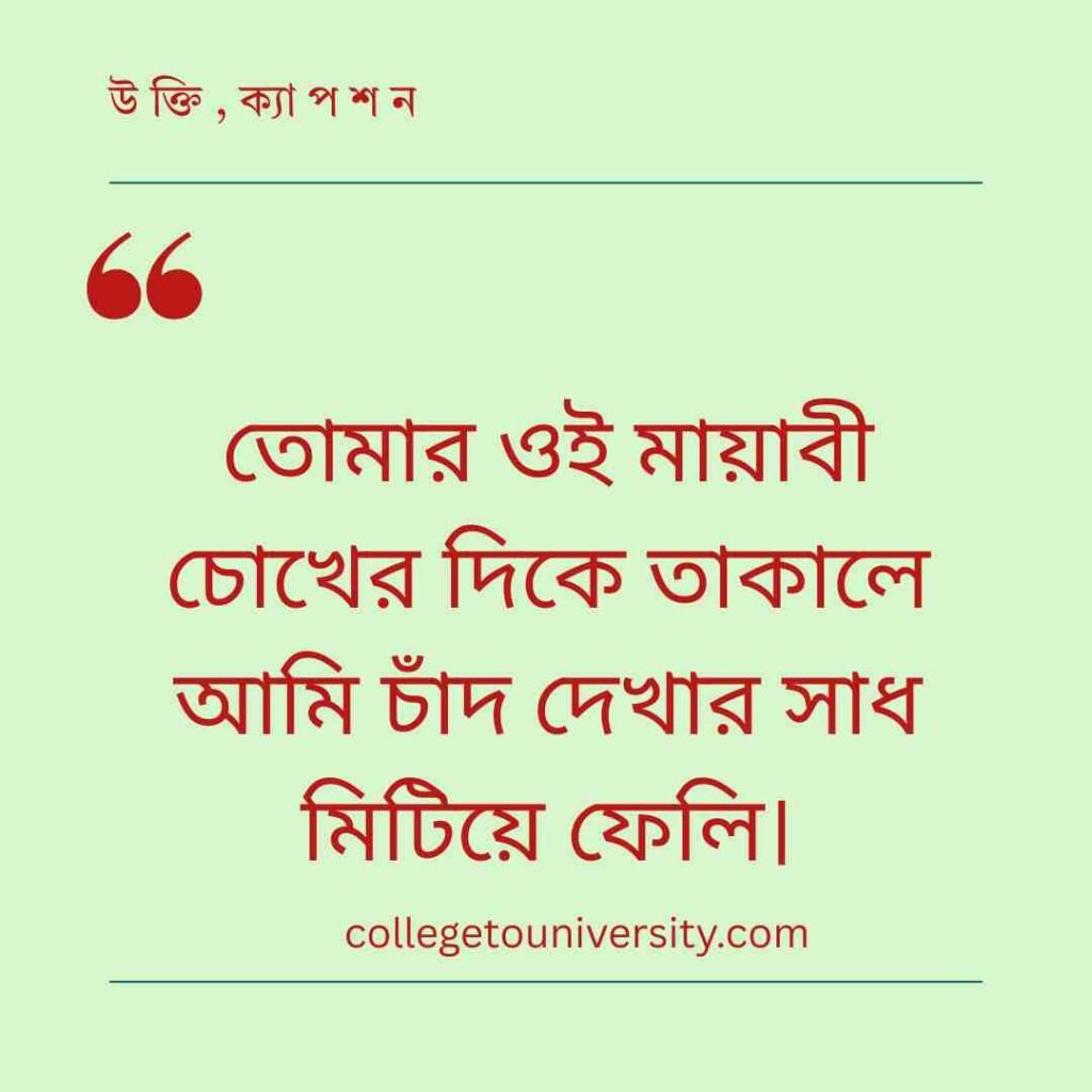 চাঁদ নিয়ে রোমান্টিক ক্যাপশন ও ছন্দ